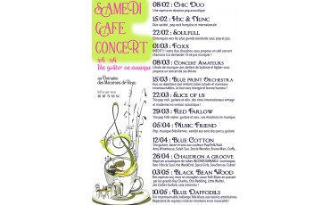 Samedi Café Concert de 16h à 18h